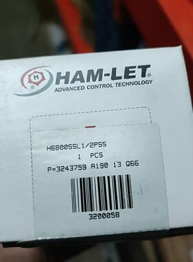 议价H6800SSL 1/2 PSS 哈姆雷特工业控制阀维修