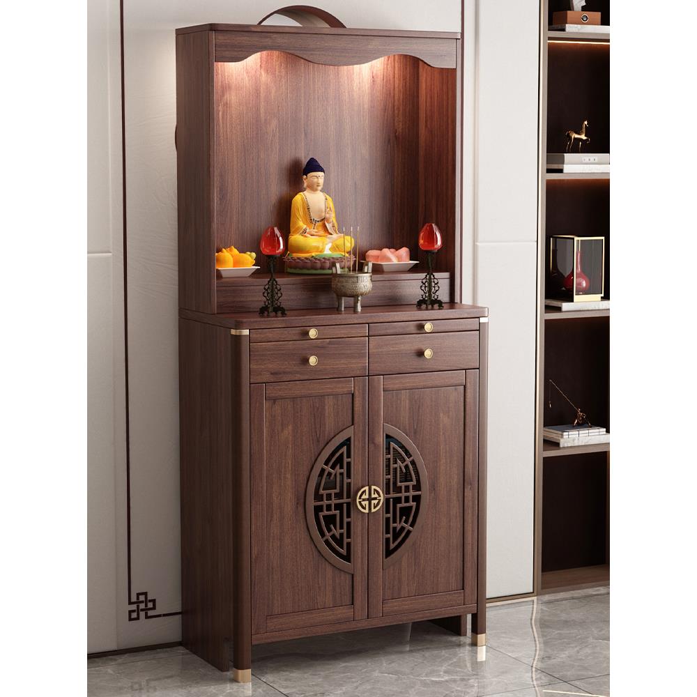 新中式供桌神台香案家用佛龛案台简约现代贡桌阶梯式菩萨供台佛台