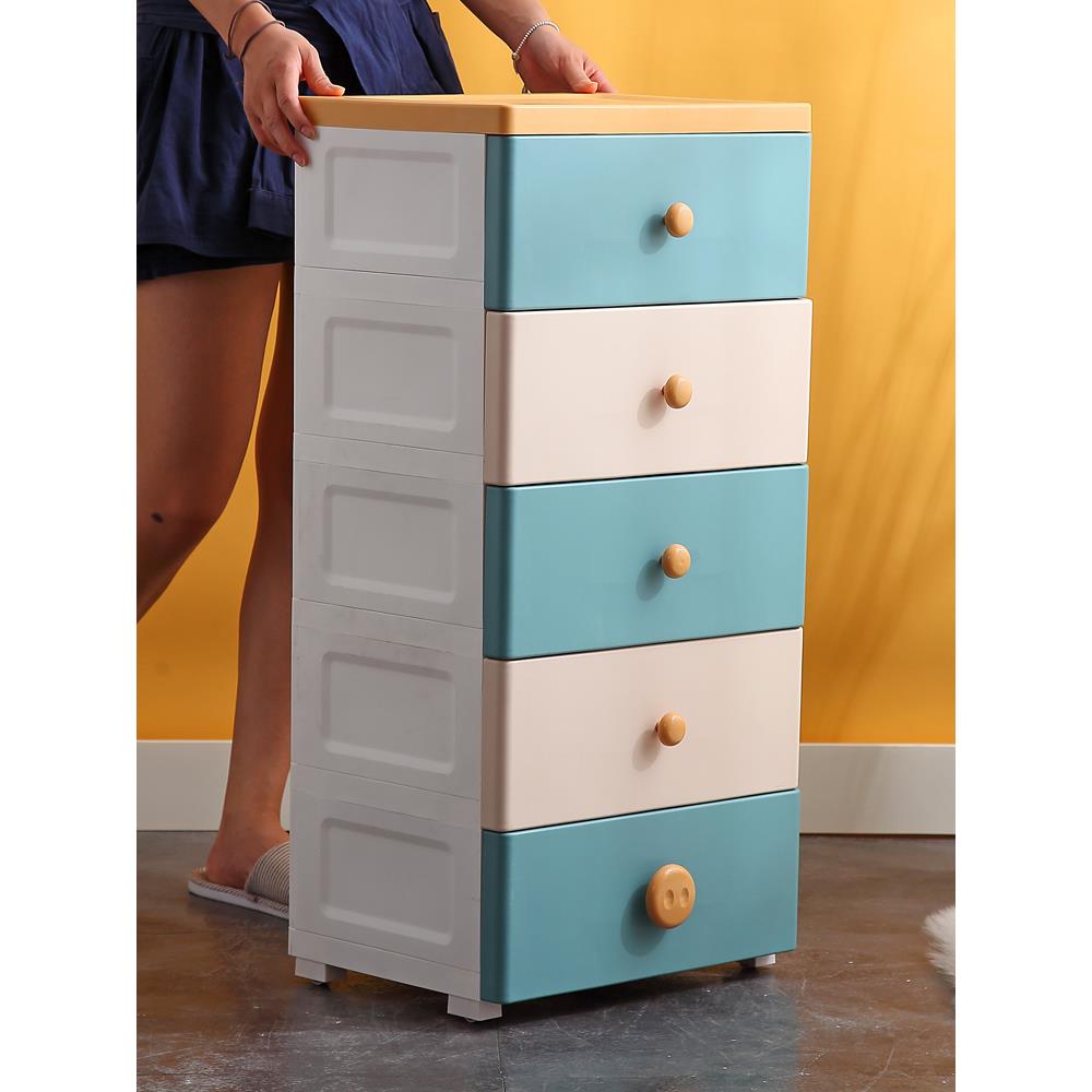 18/25/40CM宽夹缝收纳柜子抽屉式卫生间厨房储物柜窄缝缝隙置物架