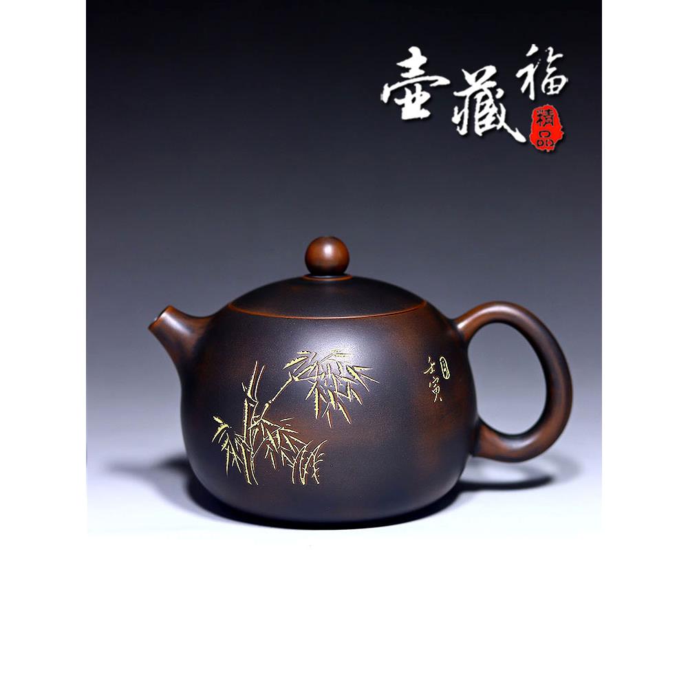 伏桂钦州宜兴陶壶胡应佳纯手工紫砂建水工艺老泥西石茶壶
