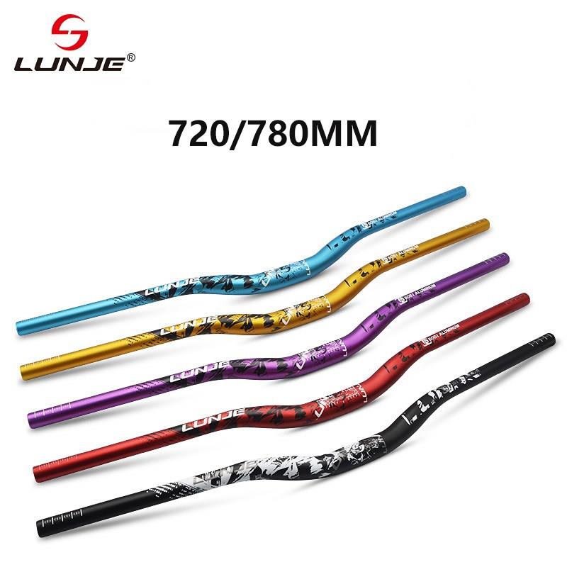 LUNJE登山自行车车把铝合金一体成型横把速降越野720/780加长燕把