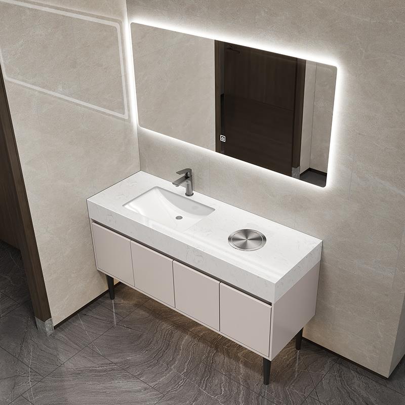 公共化妆室大理石浴室柜组合厕所洗脸盆洗漱台盆柜套装酒店洗手池