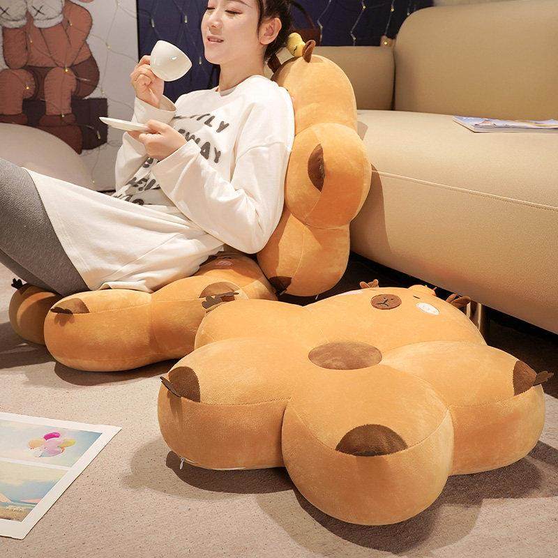 蒲团坐垫卧室地上榻榻米垫子飘窗地板懒人屁垫毛绒向日葵坐墩加厚,居家布艺,蒲团,淘宝优惠券,粉丝福利购,淘宝优惠卷