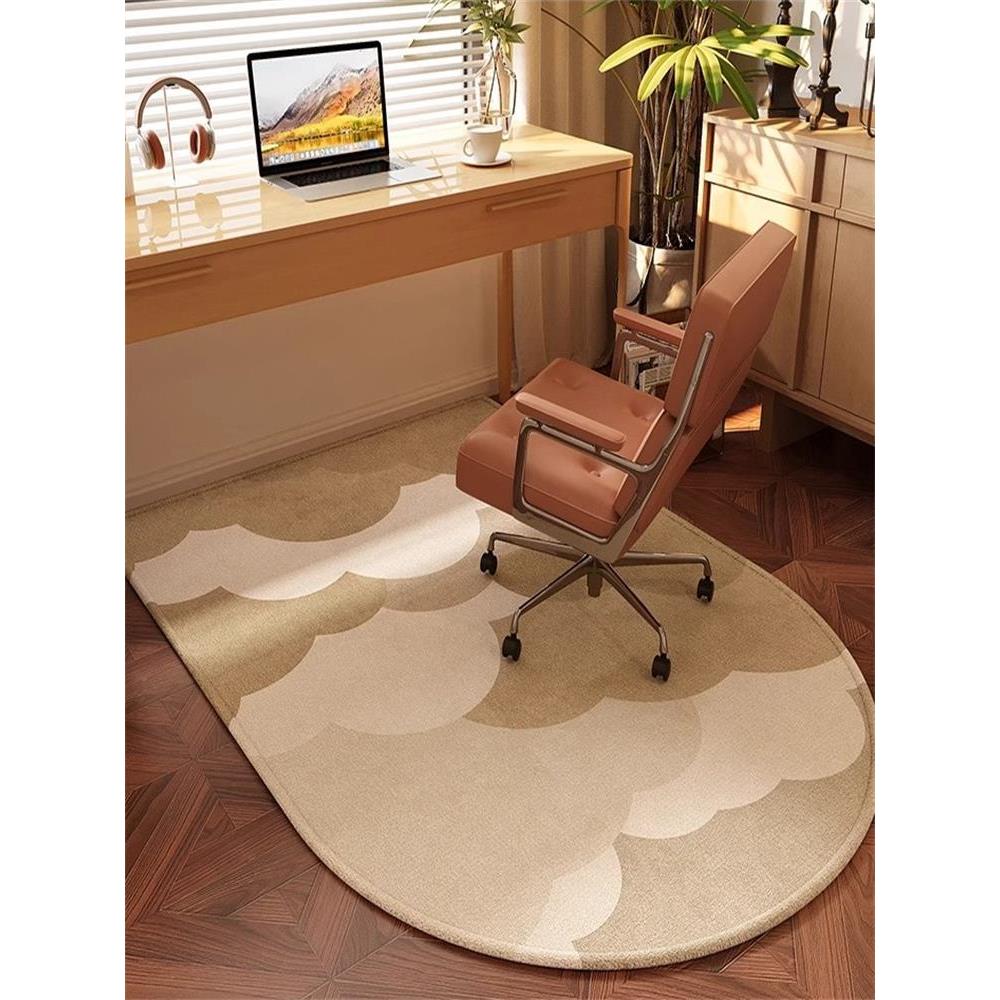 高级轻奢书房地毯转椅防滑地垫耐磨地板保护垫子办公电脑椅地垫