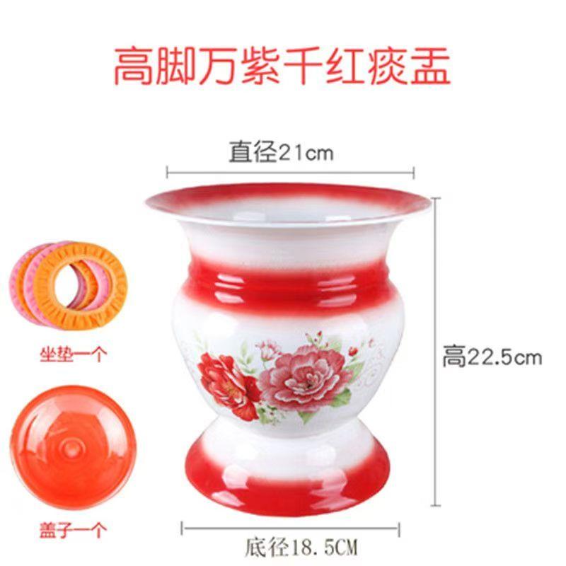 覆古铁皮儿童夜壶老人起夜用尿痛尿盆家用高脚痰桶坐便器移动马桶