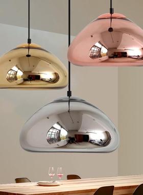 北欧灯Tom Dixon黄铜碗吊灯创意客厅餐厅吧台酒吧咖啡厅玻璃吊灯