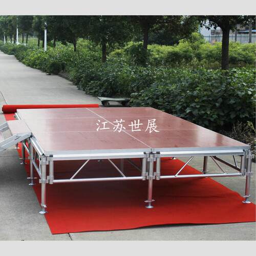 现货供应铝合金拼装舞台 活动升降舞台工厂优惠