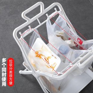 闲置塑料袋家庭折叠垃圾桶家用小厨房买菜袋子无盖收纳架 7bd新款