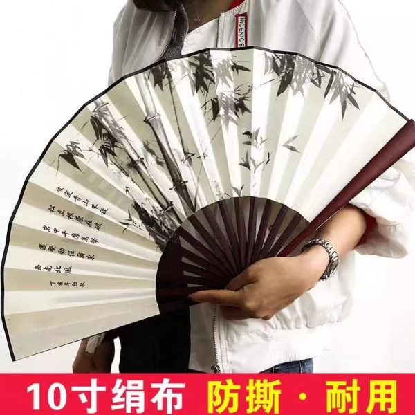 扇子凉快耐用折扇随身携带撕不烂中国风折叠扇学生奖品舞蹈扇扇面