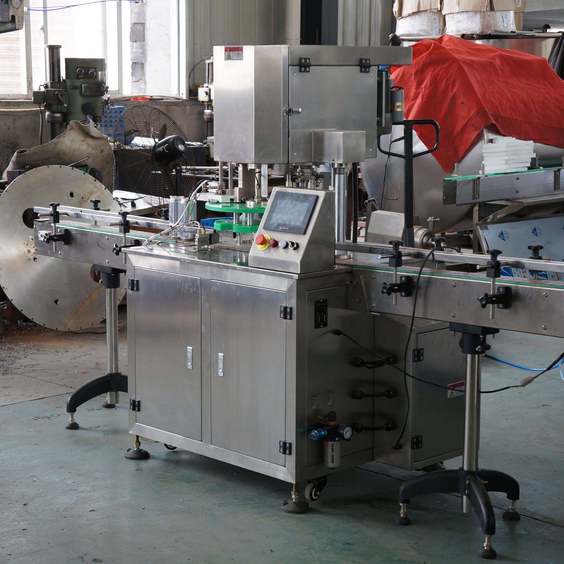 异形不规则马口铁罐封口机金枪鱼罐头封口机椭圆方形易拉罐封口机