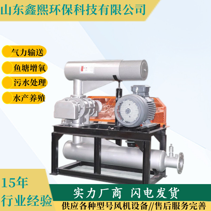罗茨风机厂家直发污水处理密集型罗茨鼓风机增氧曝气 罗茨风机