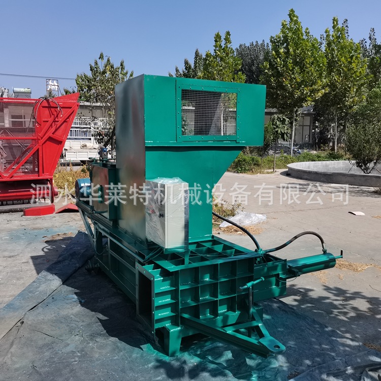 青贮牧草打包机锯末秸秆甘蔗叶椰糠打捆装袋机玉米秸秆青储打包机