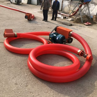 河沙运输多用途软管抽沙机自吸式 弹簧蛟龙输送机多少钱吸粮机