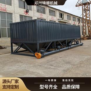 水泥罐 100吨石灰料仓50T水泥仓60粉煤灰80吨免基础储存罐双层卧式