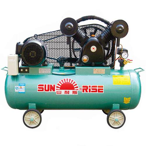 移动便携式皮式带活塞3SHB-0.483kw空压机工4千瓦气机气业泵空打