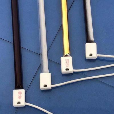 PET吹瓶机灯管 塑料钨丝加热管 半镀白石英加热管 红外线发热管