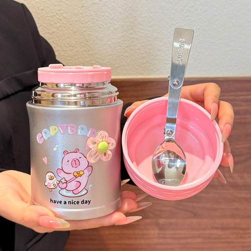 焖烧保温杯女正品燕窝银耳羹闷烧保温便当盒316食品级大口径保温