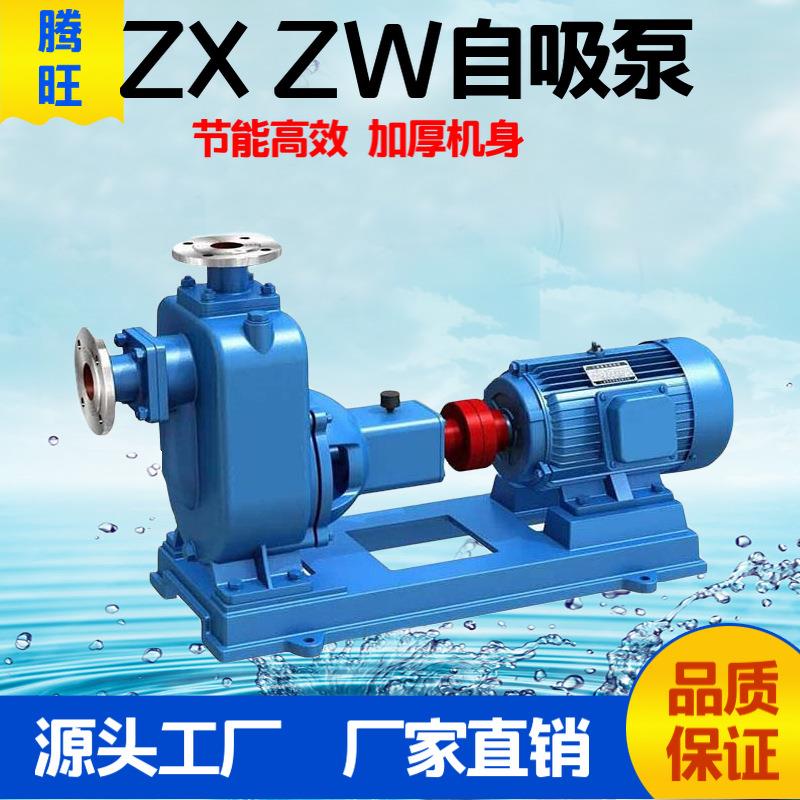 泵业大流量清水自吸泵100ZX100-20 自来水增压抽水离心泵