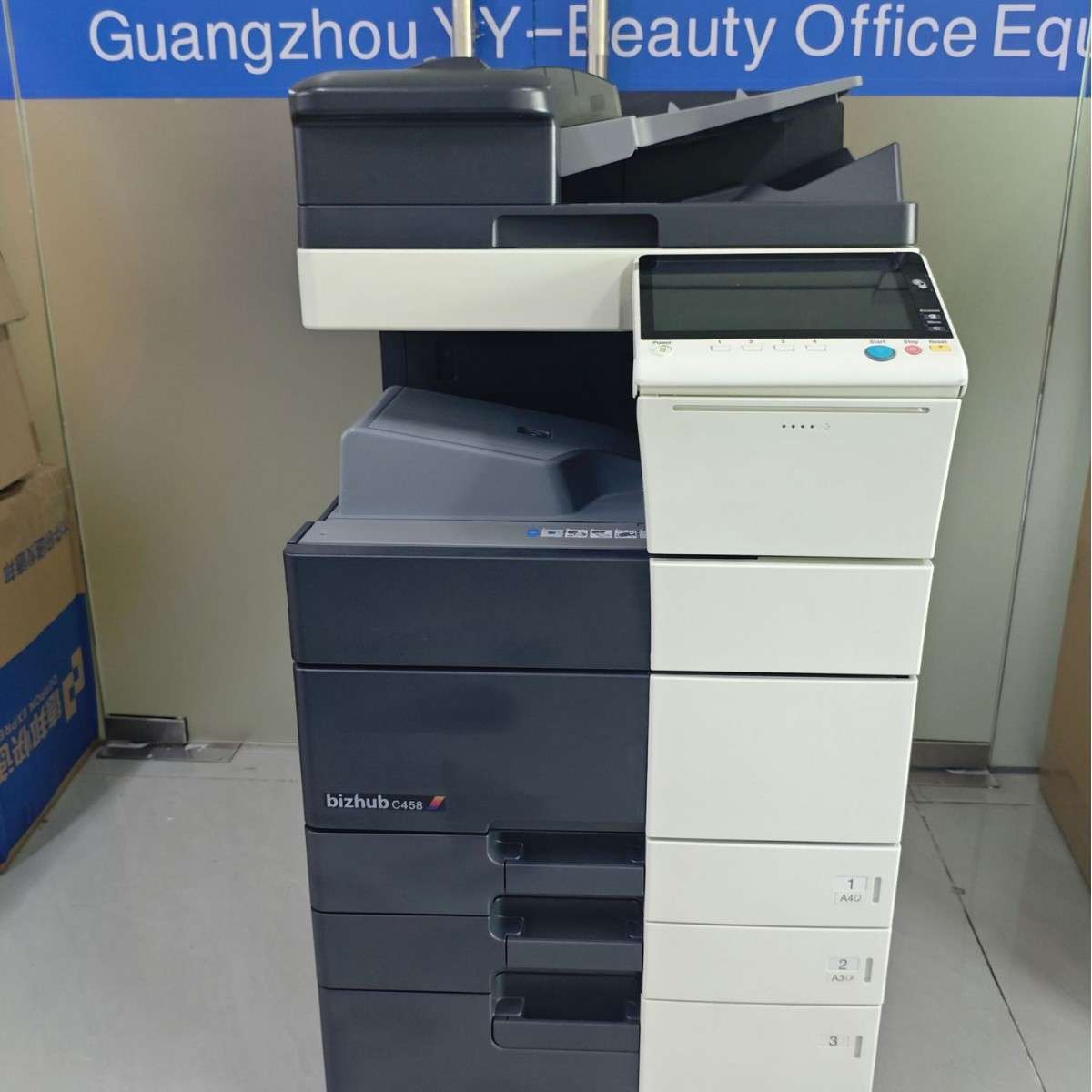 翻新打印机柯美C458复印机柯尼卡彩色打印一体机