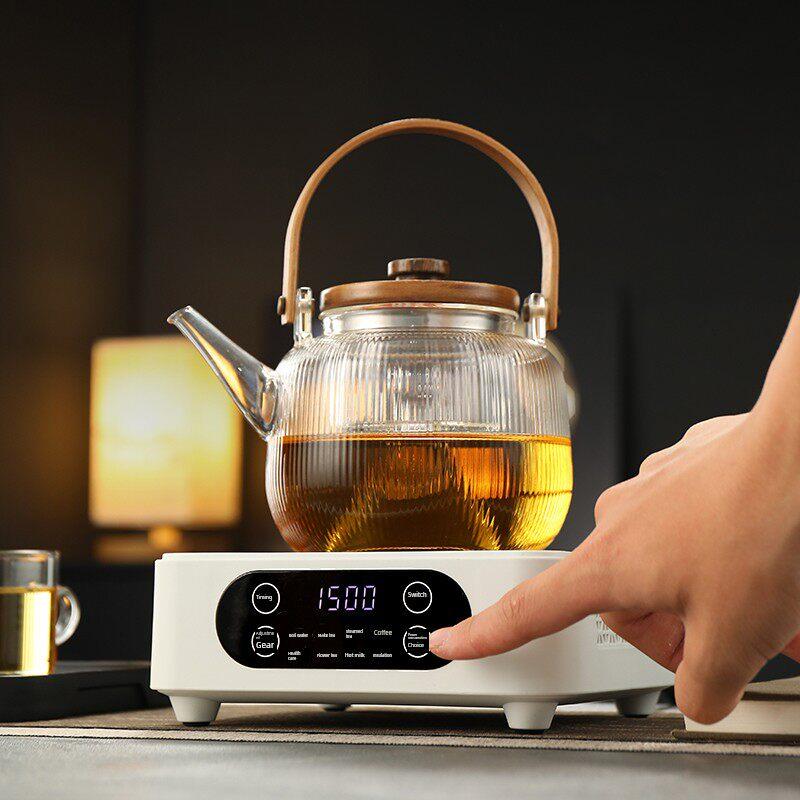 唐戈电陶炉茶炉小型家用玻璃壶煮茶器数码烧水泡茶光波炉非电磁炉