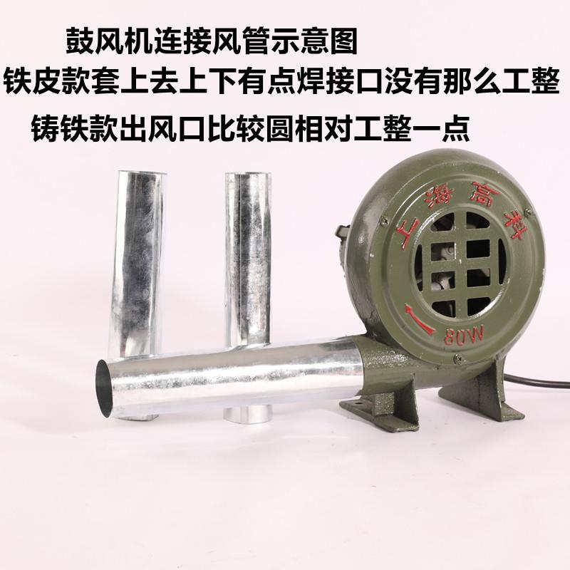 小型家用单相鼓风机柴火灶风机炉灶引风机220V强力离心式工业风机