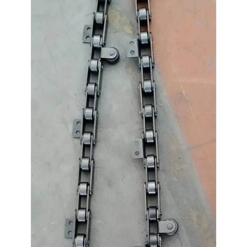 C216AL工业弯板38.1带耳炼条50.8双节距滚子输送炼63.5接头76.2