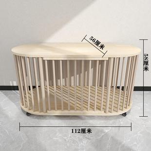 实木猫笼子猫别墅宠物猫笼大空间双层猫舍猫窝家用猫柜猫爬架家用