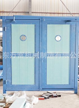 矿用高分子聚氯乙烯无压风门竹胶板带观察窗百叶窗气动控制系统