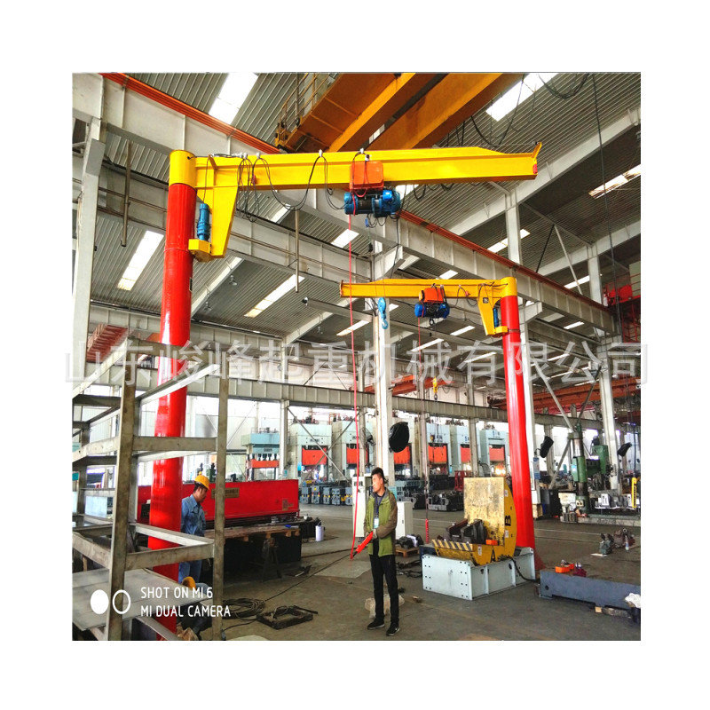 悬臂吊360度单臂吊2t3T1吨起重机小吊机电动旋转独臂吊立柱式小型