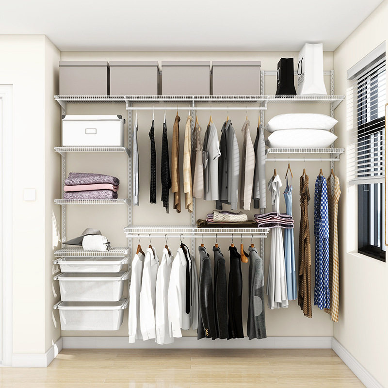 工厂 2.3米威能金属衣柜砌墙衣柜金属衣帽间衣橱开放式衣柜,基础建材,衣杆,淘宝优惠券,粉丝福利购,淘宝优惠卷