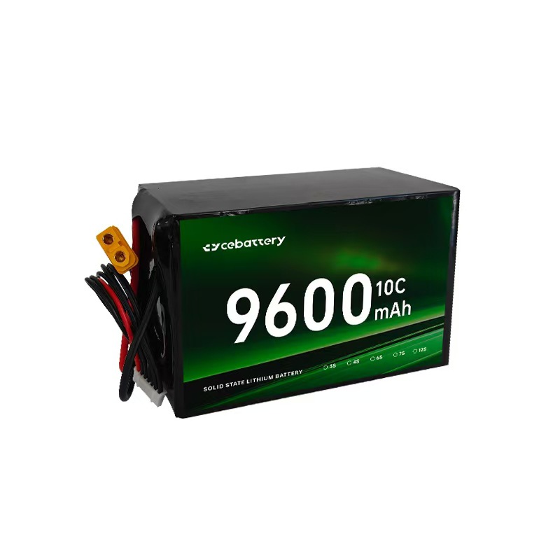 长云高压固态9600mah6S4.45V高密度大容量长续航无人机锂电池