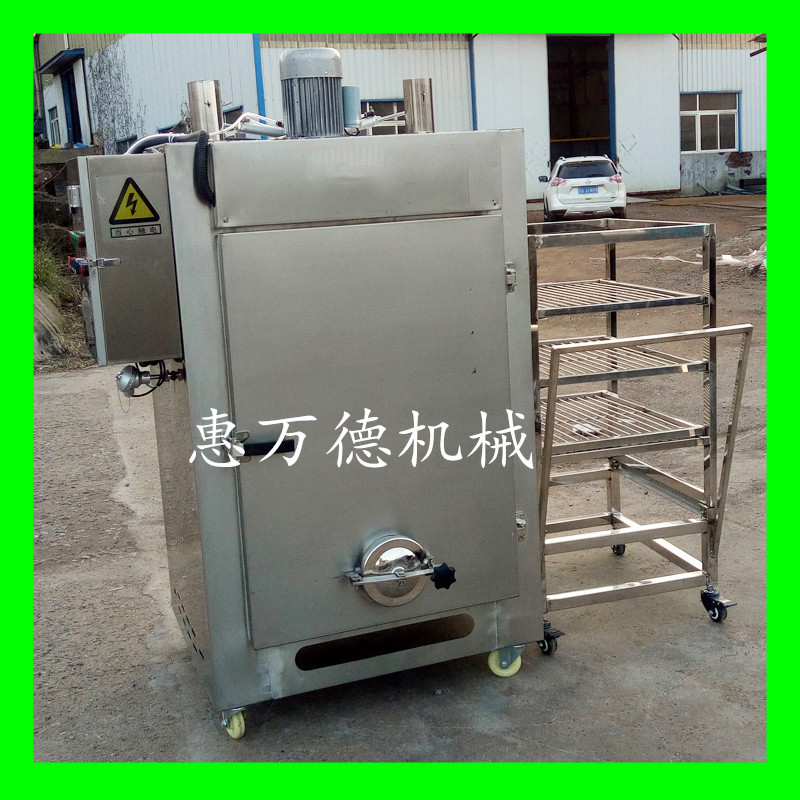 诸城猪头肉下货通用糖熏炉 烤鹅食品加工设备 荷叶烤鸡糖熏箱现货