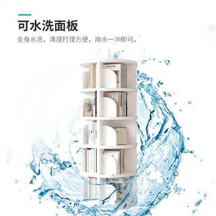 儿童旋转书架置物架小学生客厅书柜落地家用用简易桌上收纳置物架