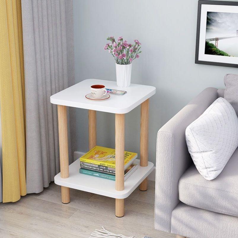 双层沙发边几简约现代小茶桌小户型客厅桌子创意卧室迷你小桌子