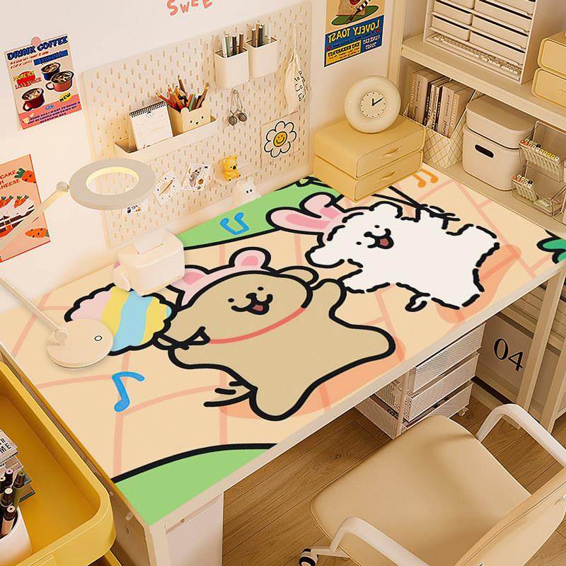 可爱线条小狗书桌桌垫学生宿舍学习办公防水防油书桌桌面保护垫,居家布艺,餐垫,淘宝优惠券,粉丝福利购,淘宝优惠卷