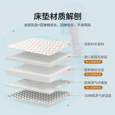 乳胶床垫软垫家用榻榻米记忆棉床垫子加厚定做海绵垫定制任意尺寸