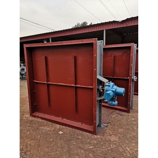 圆口径方口蝶阀电动翻板D941W 定制 高温调节通风烟道风门