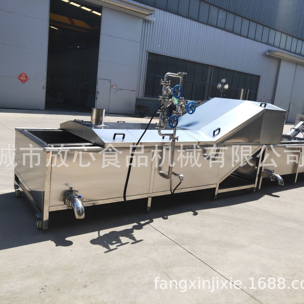 全自动蔬菜漂烫蒸煮机价格 豆角杀青蒸煮漂烫机