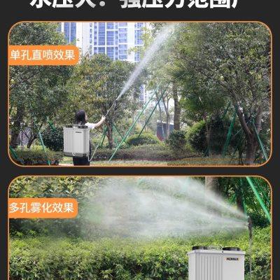 电动喷雾器高压消毒充电农药喷壶锂电池背负式农用喷洒新型打药机