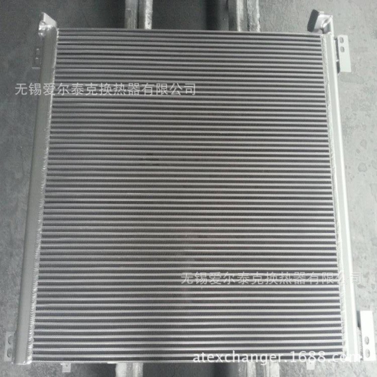 厂家供应制定挖掘机PC350用油散热器水箱中冷器配件