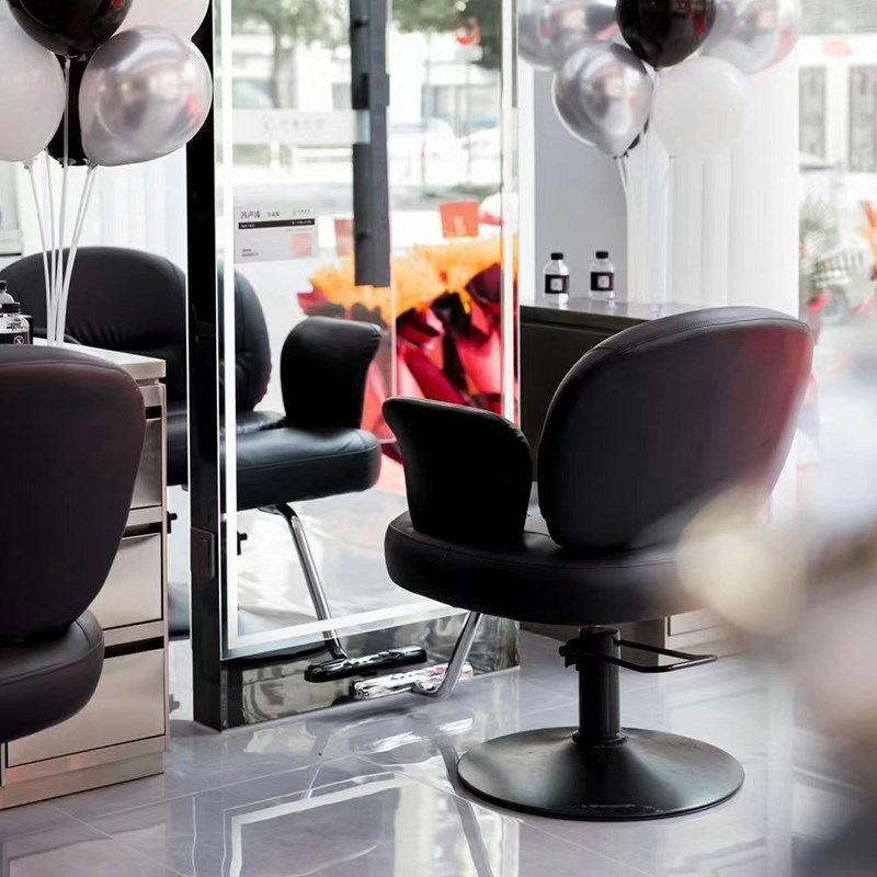 网红美发店椅子简约n升降座椅剪发椅发廊专用凳子理发店高档烫染
