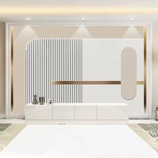 北欧简约大气客厅轻奢风墙纸壁画 电视背景墙壁纸现代简约2024新款