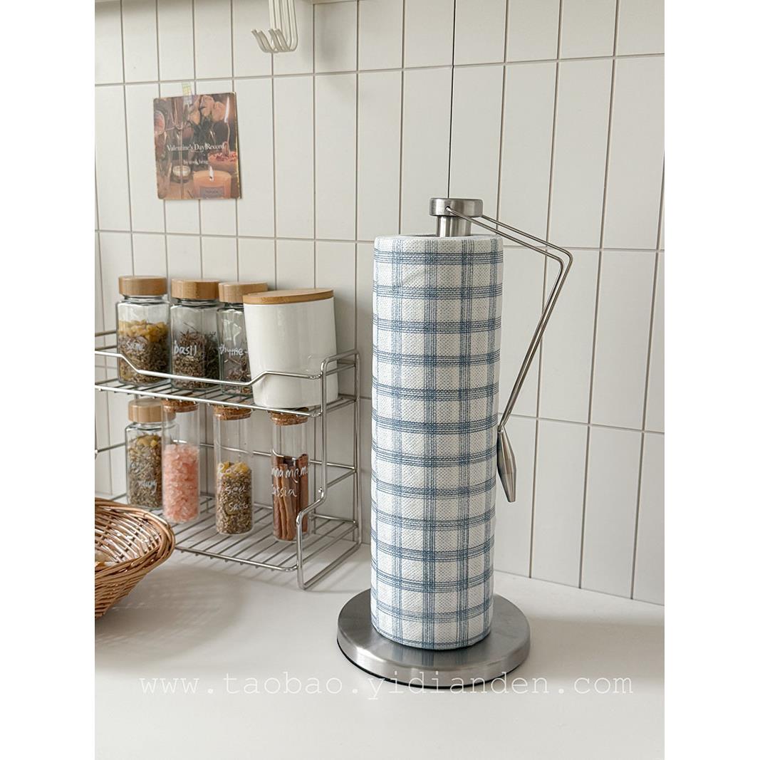 厨房纸巾架，不锈钢卷，纸巾盒，储物架，纸巾架，保险薄膜，纸巾