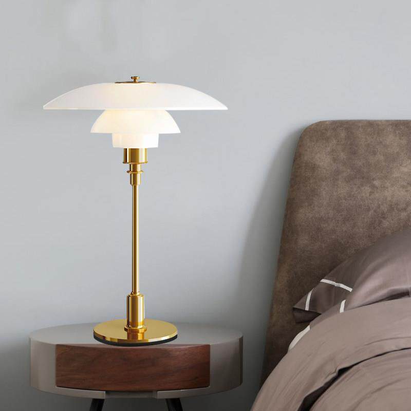 丹麦设计师PH3玻璃台灯卧室书房北欧餐厅灯客厅轻奢装饰PH5落地灯