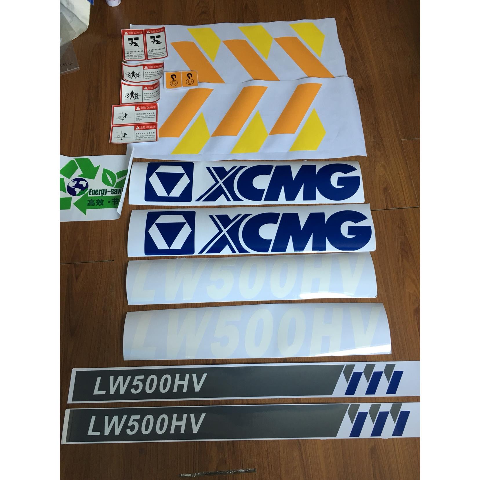 徐工ll500fv汽车贴50装载机贴叉车贴500Hv Zl50Gn拉型引擎盖贴