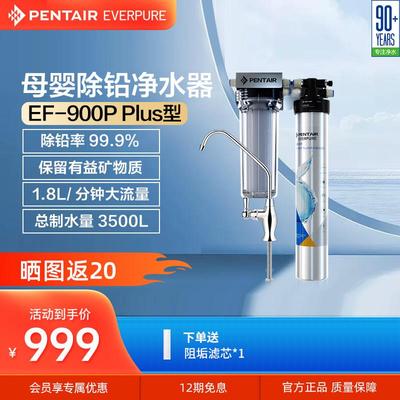 爱惠浦净水器家用厨房直饮超滤净水机自来水五级过滤器EF-900P