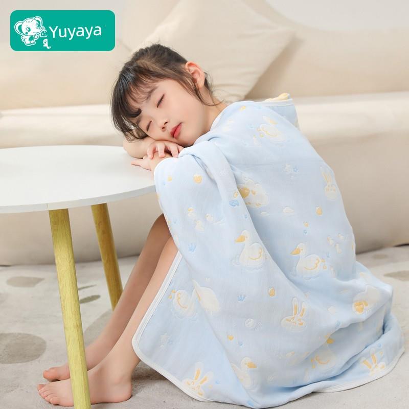 纯棉纱布午睡毯小学教室儿童午睡毯学校午睡斗篷午睡披肩一年四季