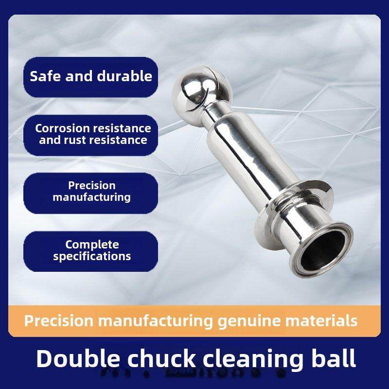 304/316不锈钢双卡盘清洗球卫生级卡箍式快接旋转喷淋洗罐清洗球,五金/工具,工业管道及配件,淘宝优惠券,粉丝福利购,淘宝优惠卷
