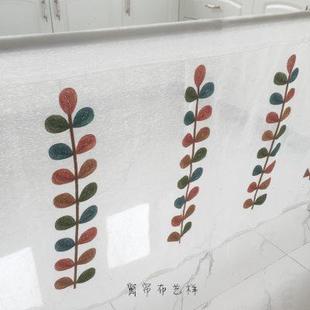 咖啡帘短帘门帘布艺纱帘半帘蕾丝田园飘窗帘窗纱厨房店面隔断 欧式