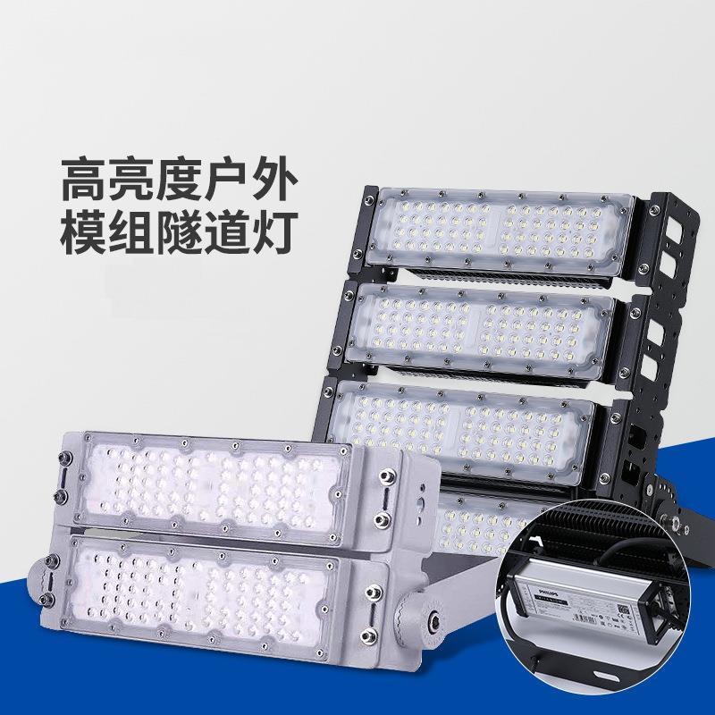 LED模组隧道灯50W100W投光灯户外防水球场广场高杆泛光灯工业照明